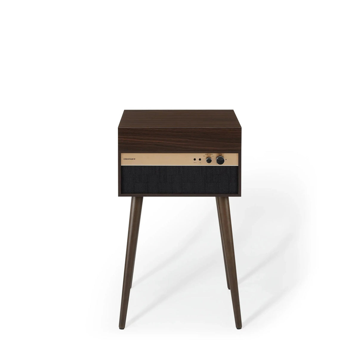 Crosley Jasper Giradischi con Gambe – Finitura Noce, Bluetooth In/Out e Casse Integrate