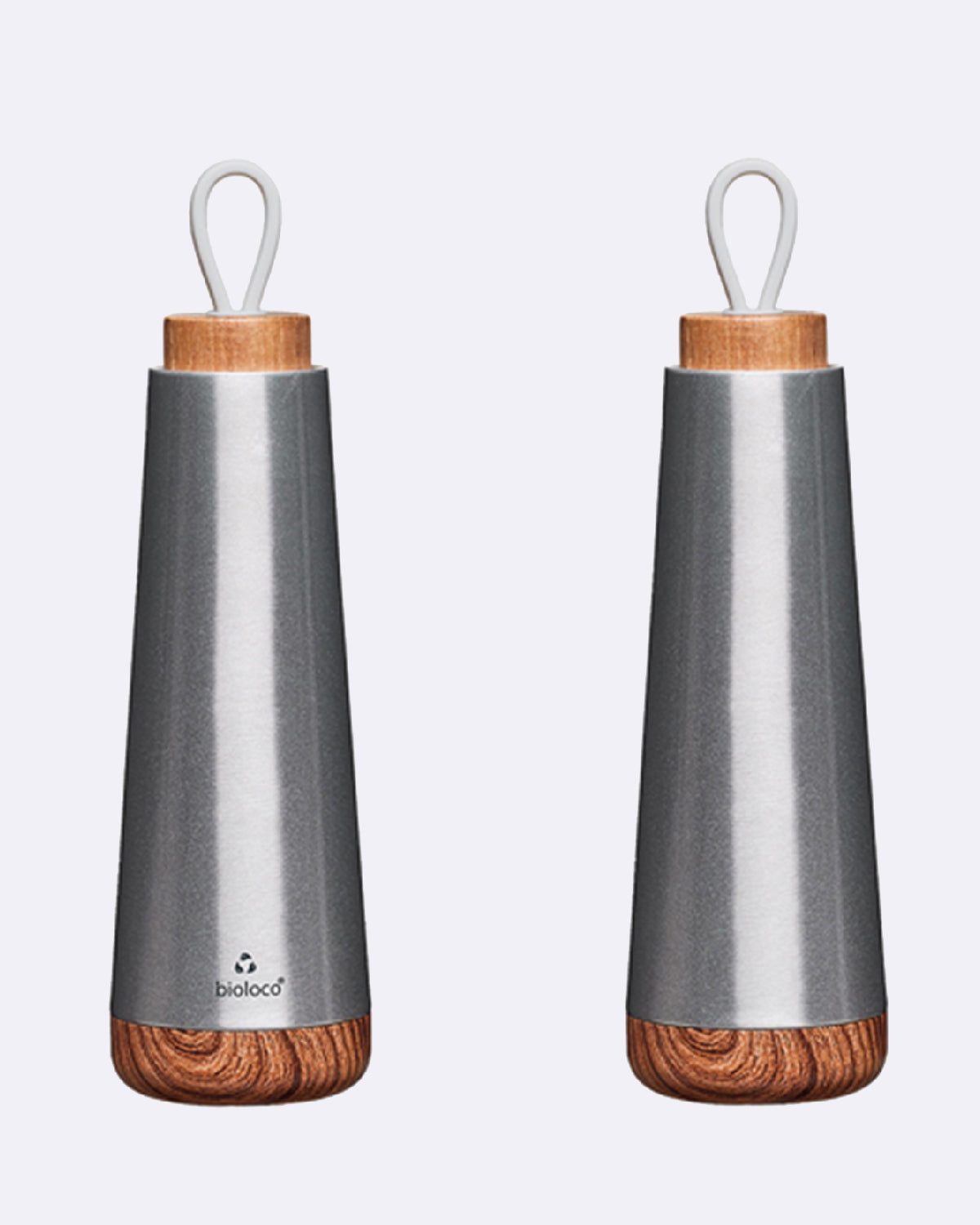 Chic.Mic Bioloco Loop Bottiglia Termica in Acciaio Inox – 500 ml con Manico in Silicone