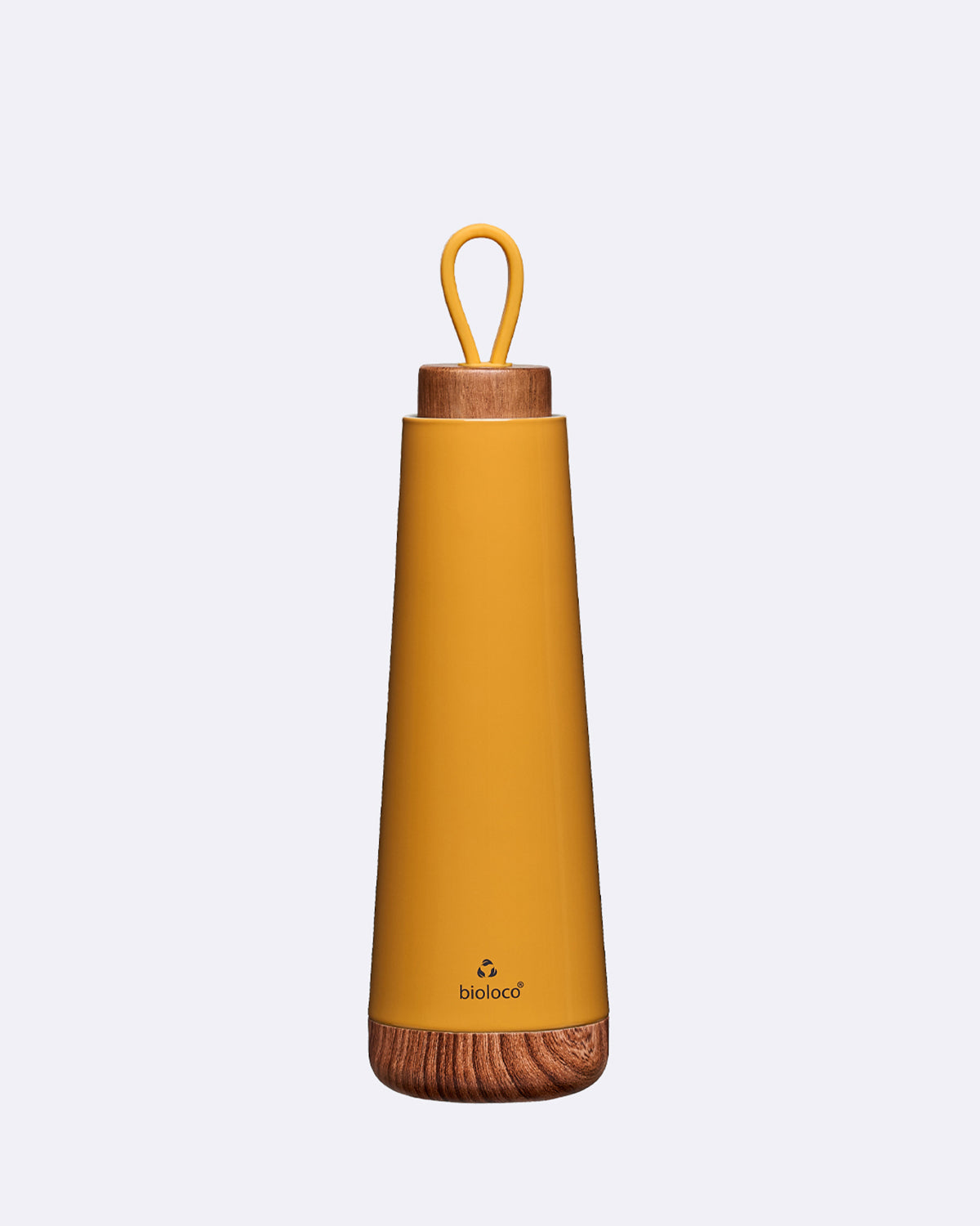 Chic.Mic Bioloco Loop Bottiglia Termica in Acciaio Inox – 500 ml con Manico in Silicone
