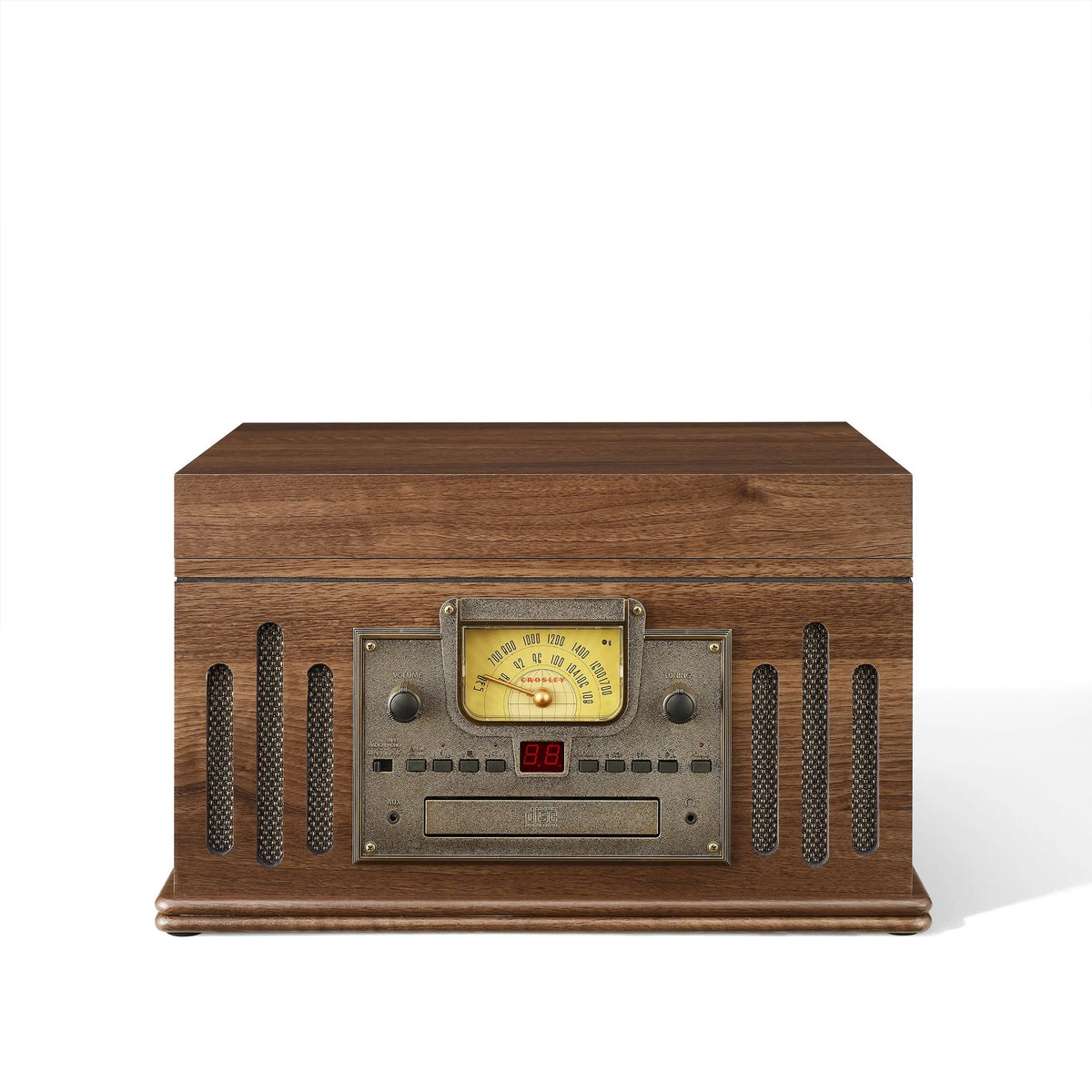 Crosley Musician Impianto Audio Vintage – Giradischi, Lettore CD, Cassette, Radio e Bluetooth