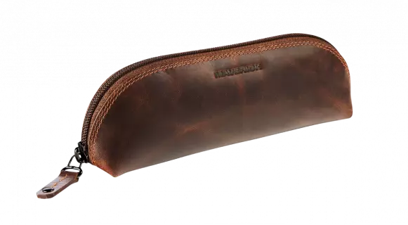 Maverick The Original – Astuccio Portapenne Ovale in Pelle Pieno Fiore