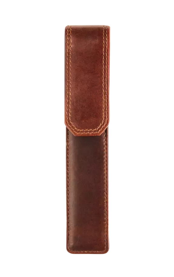 Maverick The Original – Astuccio Custodia Singola Portapenna in Pelle Pieno Fiore