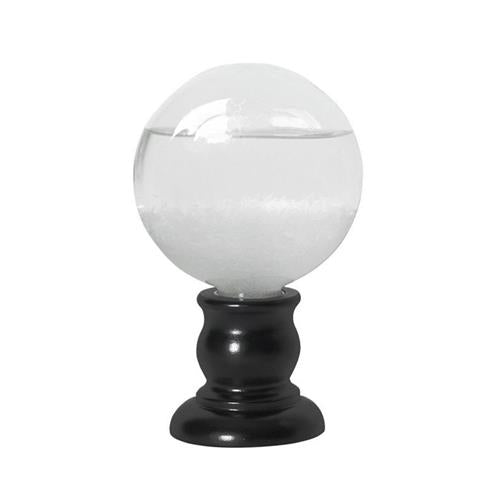 Authentic Models – FitzRoy's Storm Glass Barometro Baroscopio in Vetro con Base in Legno