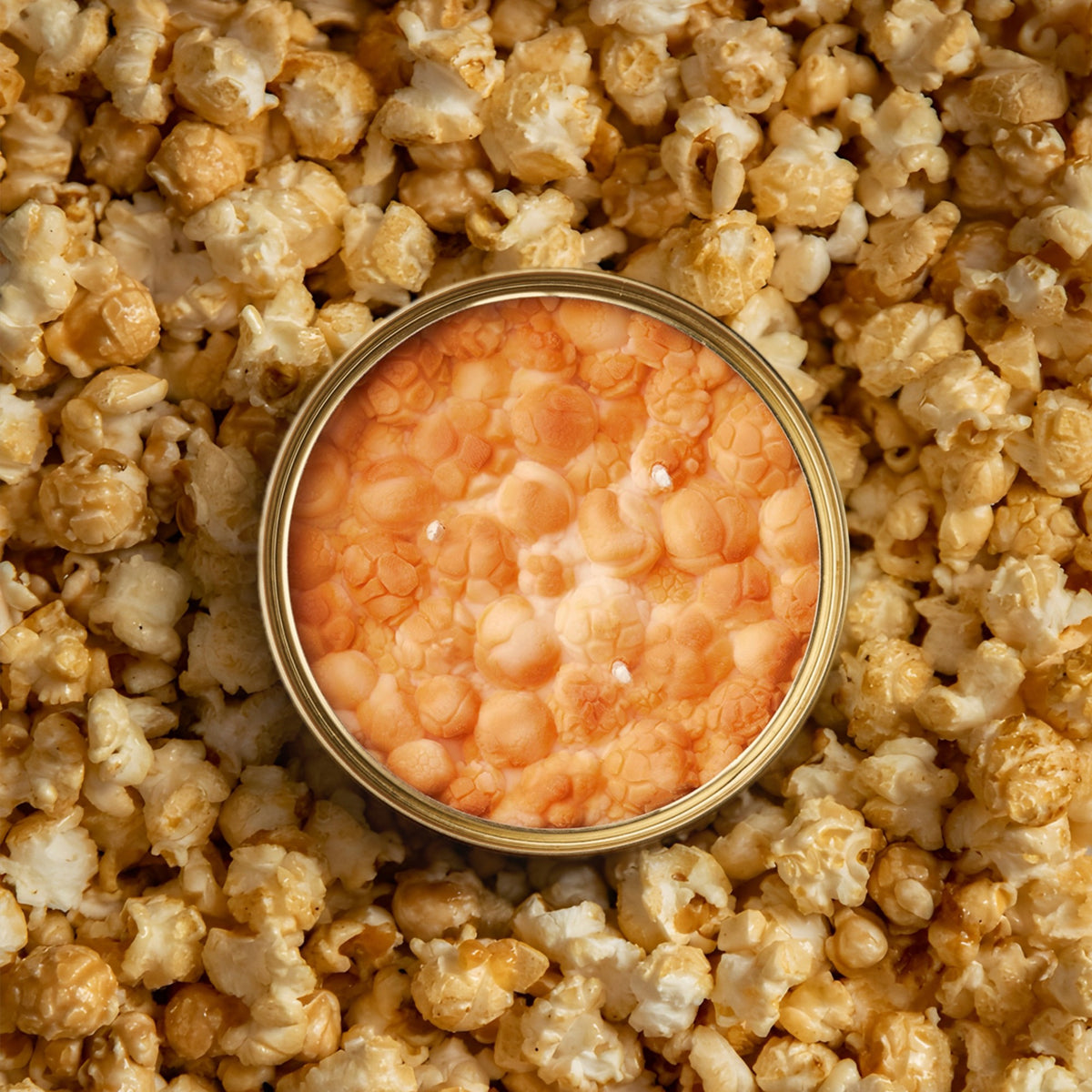 Candlehand Candela Realistica Popcorn al Caramello in Lattina Caramel Popcorn – 270g