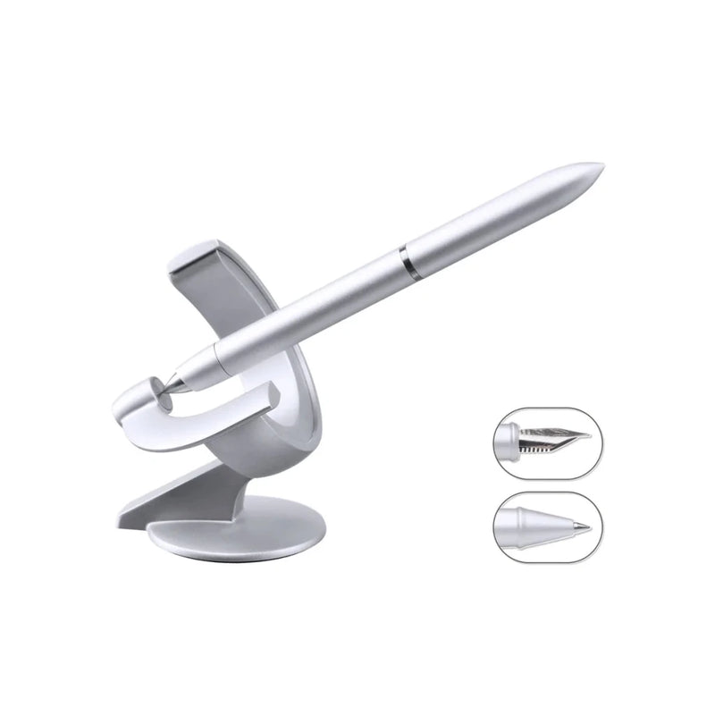 Novium Hoverpen Future 2-in-1 – Penna Magnetica Modulare con Doppia Punta (Stilografica e Rollerball)