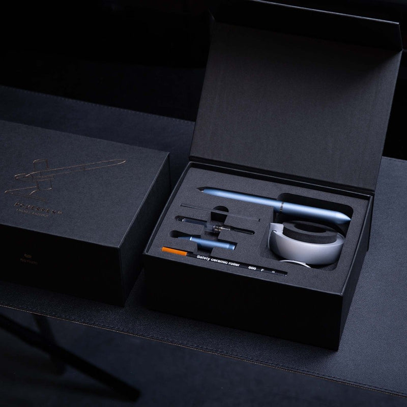 Novium Hoverpen Future 2-in-1 – Penna Magnetica Modulare con Doppia Punta (Stilografica e Rollerball)