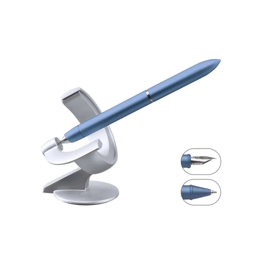 Novium Hoverpen Future 2-in-1 – Penna Magnetica Modulare con Doppia Punta (Stilografica e Rollerball)
