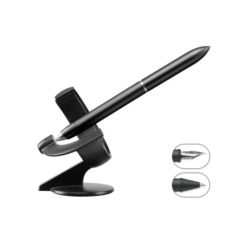 Novium Hoverpen Future 2-in-1 – Penna Magnetica Modulare con Doppia Punta (Stilografica e Rollerball)
